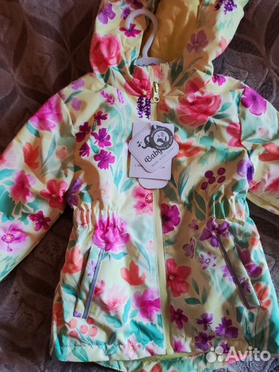 Новая демисезонная куртка baby go р 86,92
