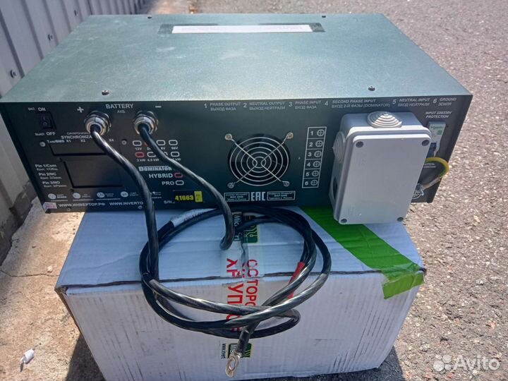 Инвертор ибп мап SIN hybrid 3кВт, 24В. Бу