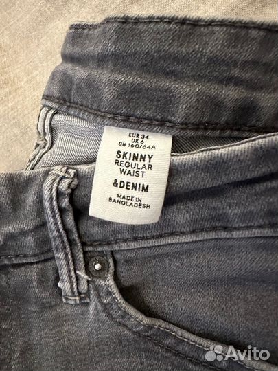 Джинсы H&M skinny fit 34