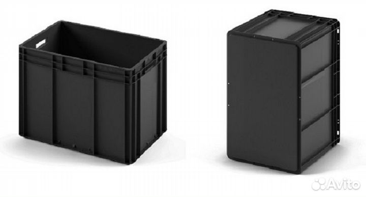 Евроконтейнер EC-6442 (600х400х420 мм) сплошной