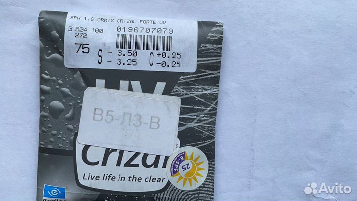 Очковые линзы