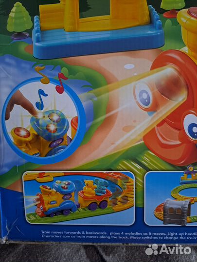 Игровой набор железной дороги на батарейках