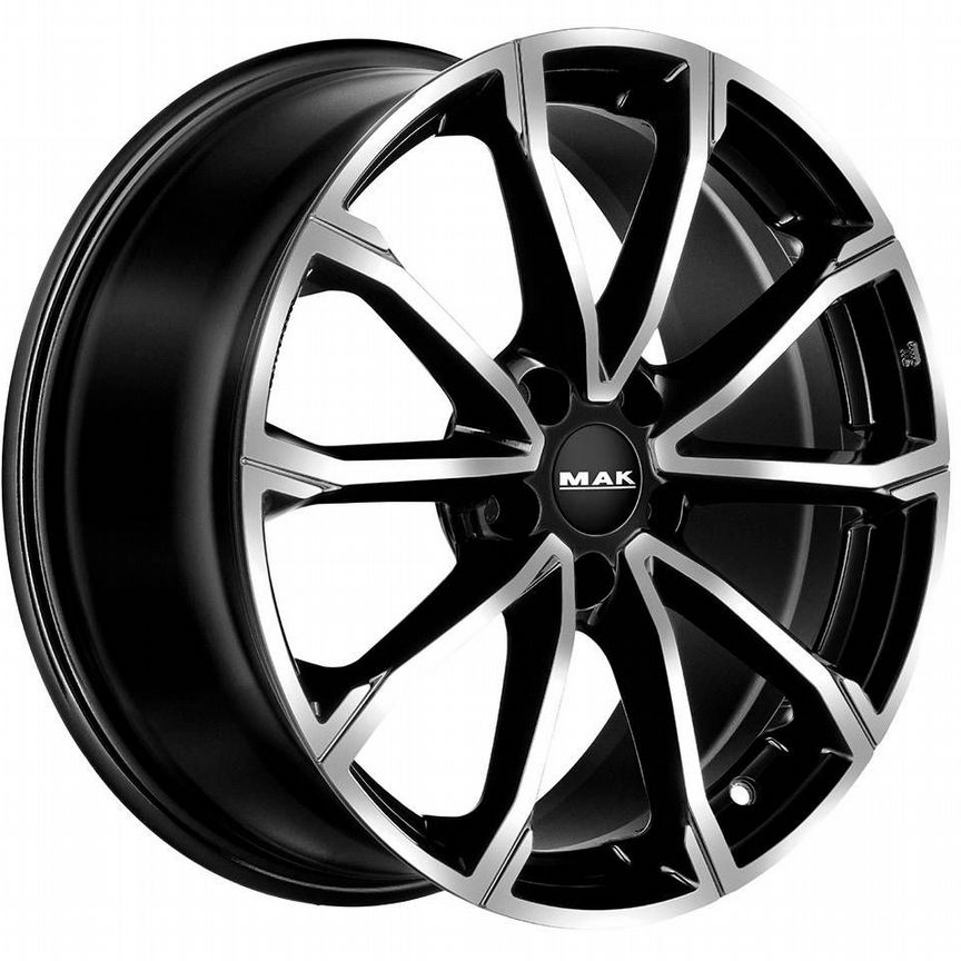 Диски Mak DaVinci 6.5x16 5x112 ET43 D57.1 Black Mirror