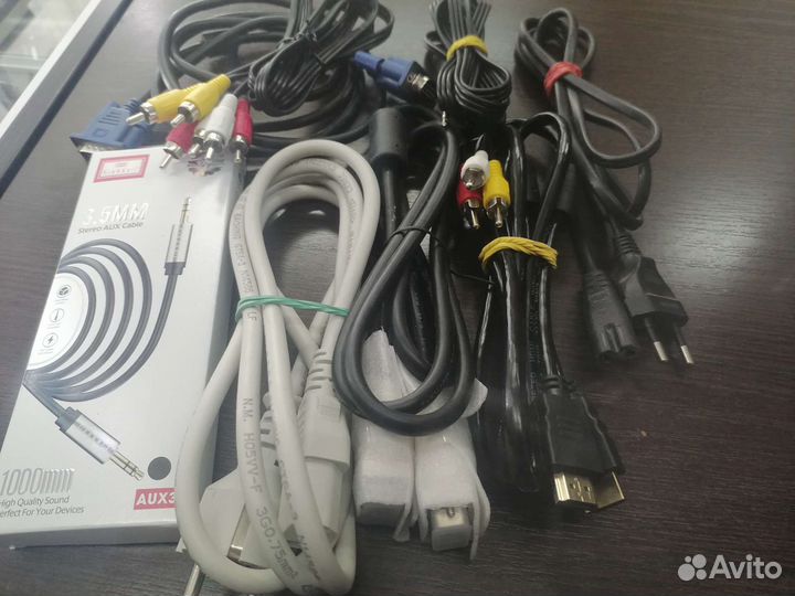 Аудио видео кабель, кабель питания
