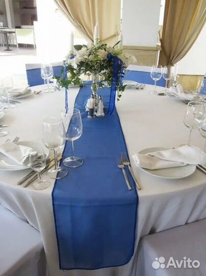 Скатерти на столы синие и бордовые