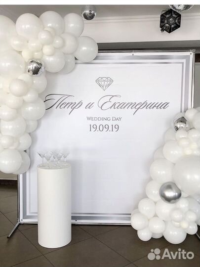 Пресс волл прямоугольный