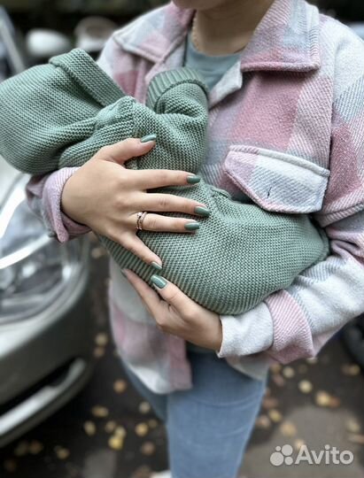 Вязаный комбинезон 62