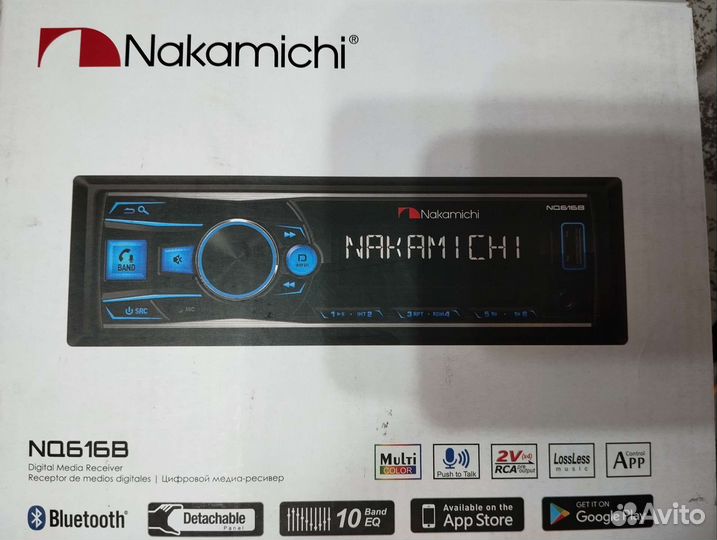 Nakamichi NQ616bмагнитола новая в коробке с чеком