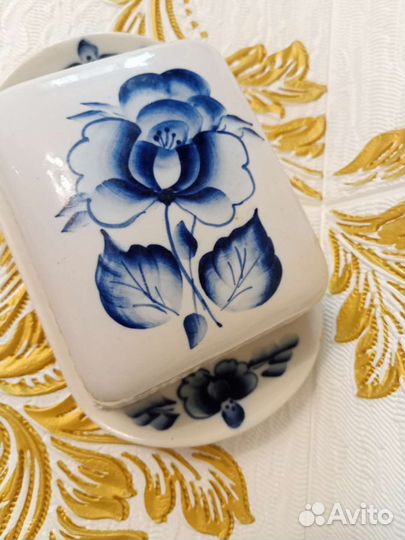 Масленка СССР Гжель