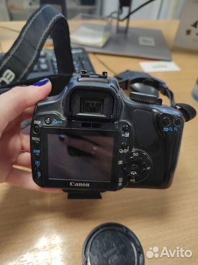 Фотоаппарат Canon EOS 400D + вспышка, полный компл