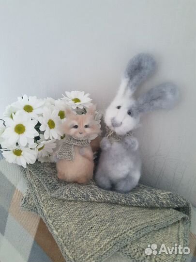 Подарок, игрушка ручной работы, валяная игрушка