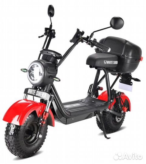 Электроскутер WS Mini R 1200w (2022) - красный