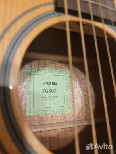 Гитара yamaha FG800 массив, оригинал