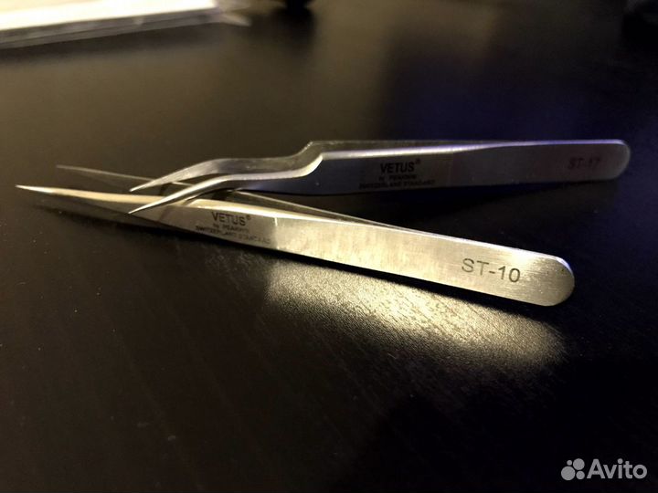 Пинцет для наращивания ресниц