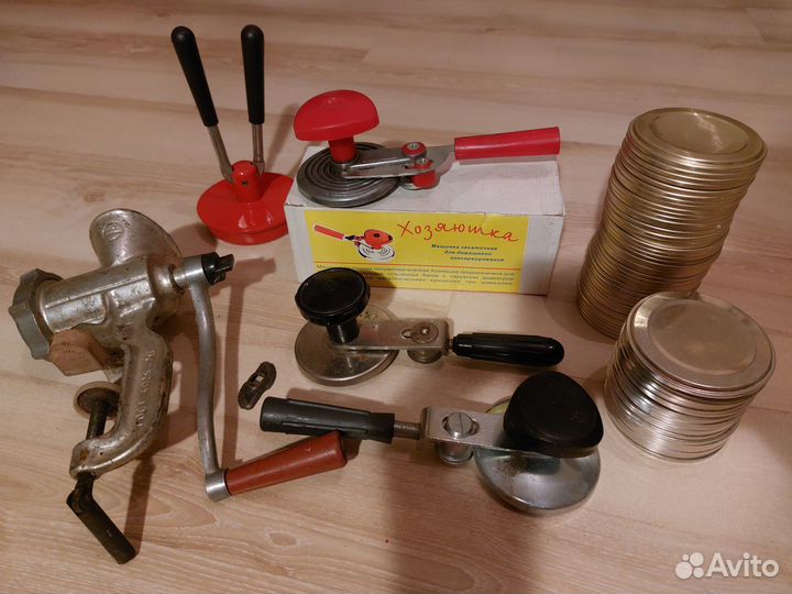 Мясорубка СССР, закаточные машинки