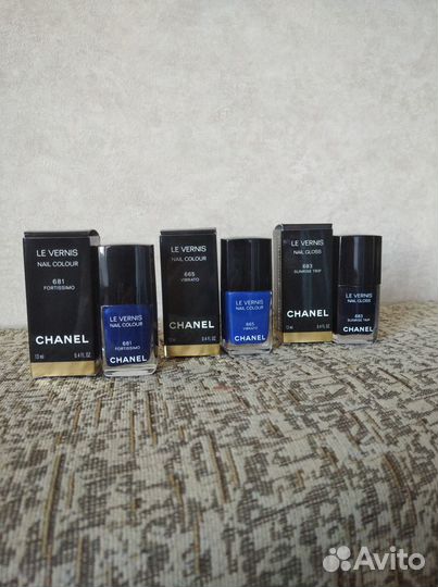 Лаки, миниатюры и пробники помад chanel