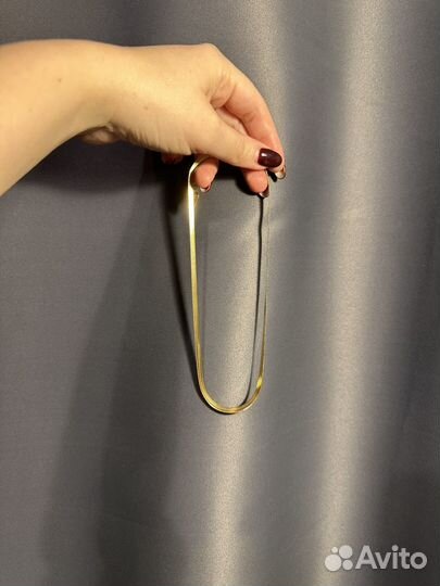 Колье цепочка панцирного плетения