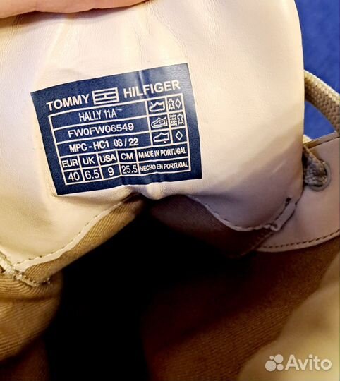 Ботинки томми хилфигер