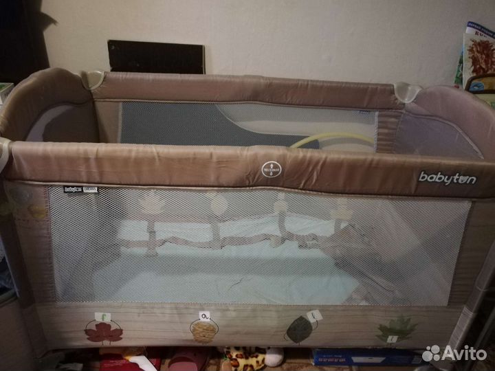 Детская кроватка манеж складная