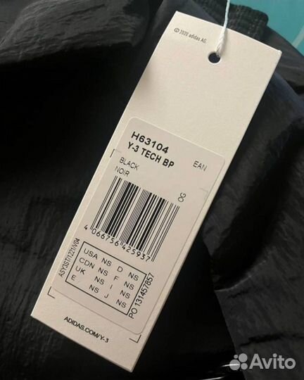 Рюкзак Y-3 Yohji Yamamoto Tech Backpack новый