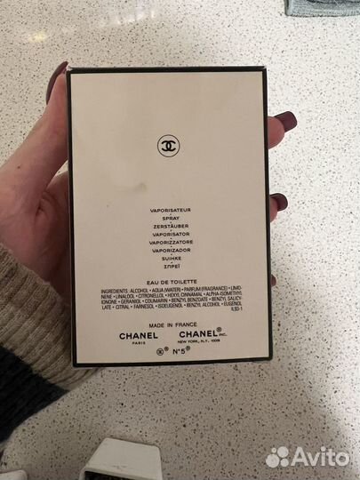 Пустой флакон chanel n5