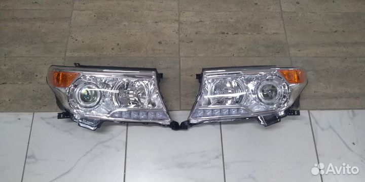 Фара ленд крузер 200 рестайлинг хром