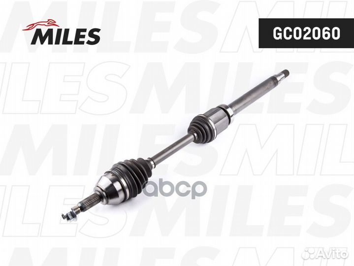 Привод в сборе ford transit connect 1.8D 02- пр