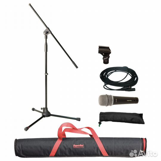 Superlux MSK10B-X набор: микрофон D10B с чехлом и
