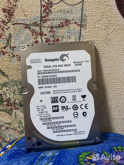 Жесткий диск Seagate 320gb