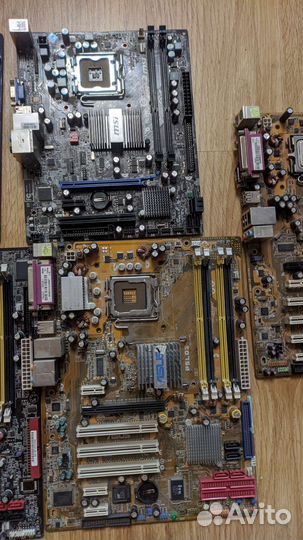 Платы 775 + mini itx cpu