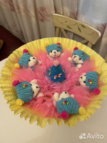 Букет из мягких игрушек