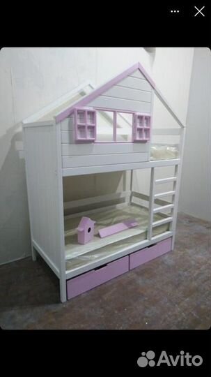 Детская кровать от 3 лет с бортиками с матрасами