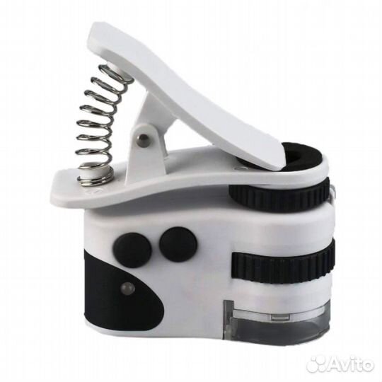 Микроскоп,лупа прищепка (увеличение 50Х )