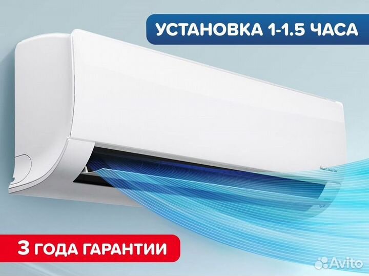 Сплит система с установкой