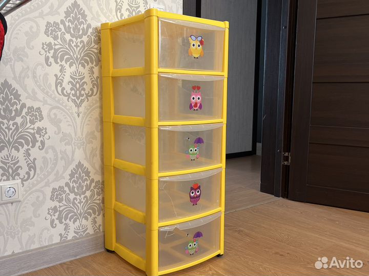 Комод пластиковый для игрушек