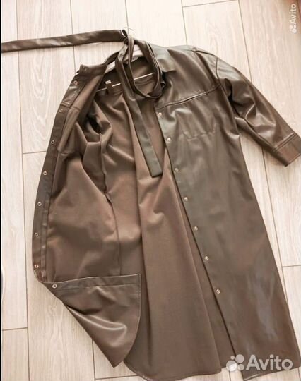 Кожаное платье Ostin