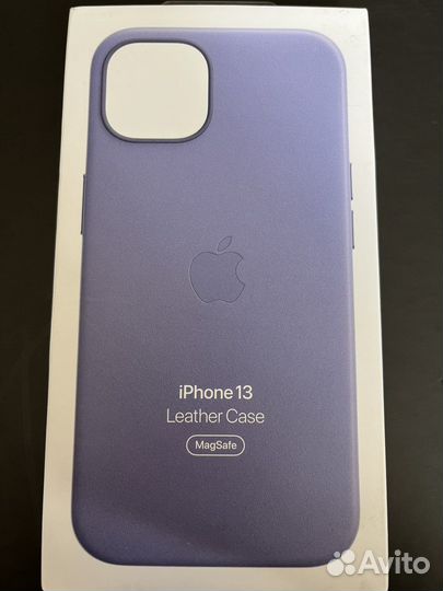 Чехол Leather case на iPhone 13 (оригинал)