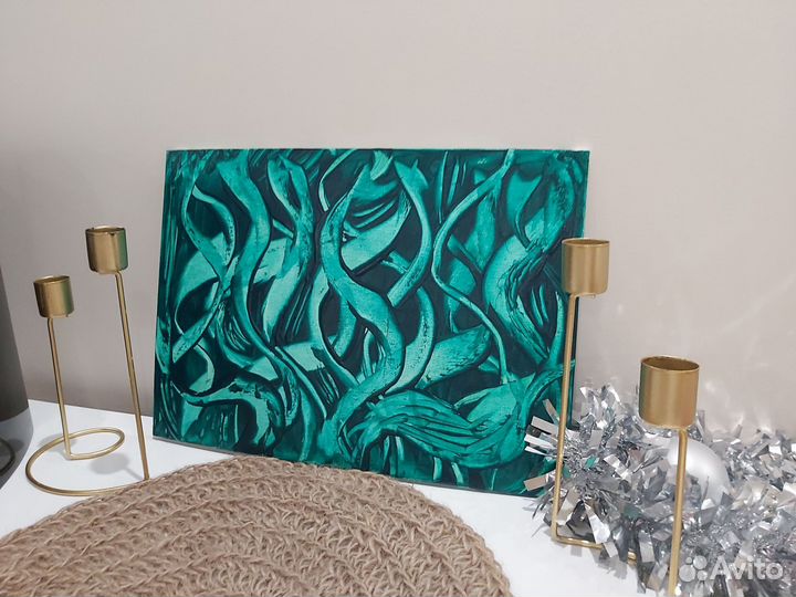 Картина акрилом Тропики