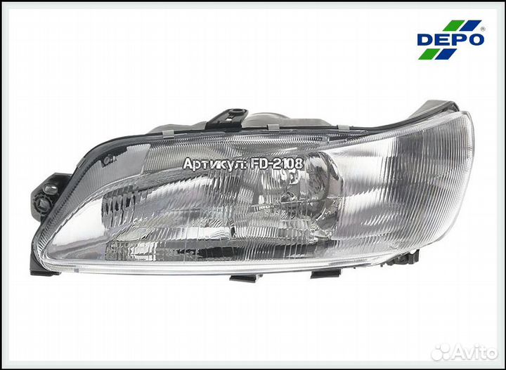 Фара левая под корректор Peugeot 306