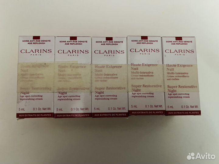 Clarins восстанавливающий ночной крем (10 шт)
