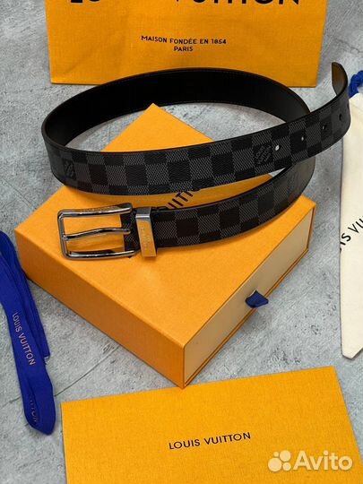 Мужской кожаный ремень Louis Vuitton