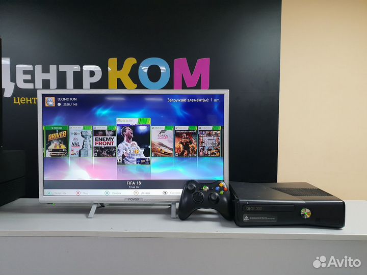 Прошитая xbox360 E 500GB + множество игр