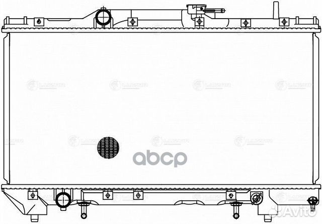 Радиатор toyota carina E /caldina /corona AT 92