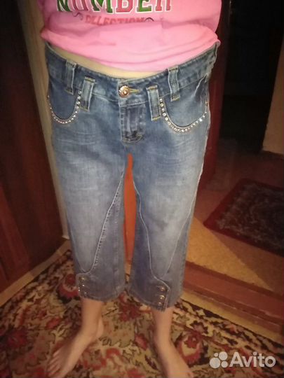 Бриджи джинс