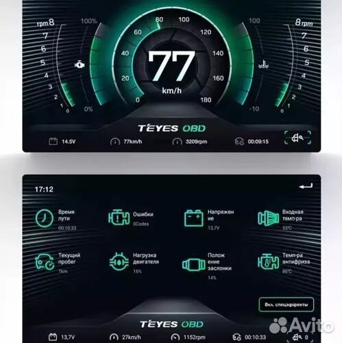 OBD2 Teyes автомобильный диагностический сканер