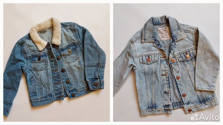 Джинсовая куртка для девочки 110