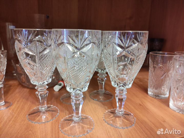 Фужеры хрустальные СССР