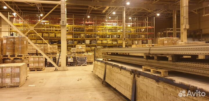 Стеллажи грузовые складские для паллет бу монтаж