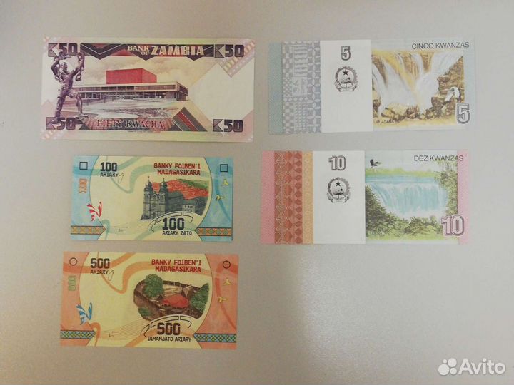 Банкноты Африки