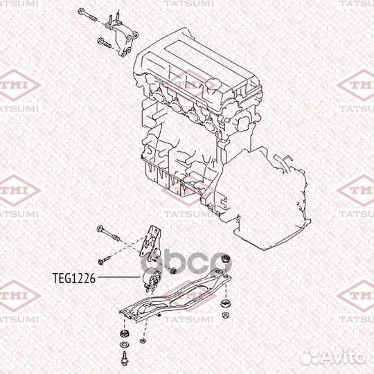 Опора двигателя TEG1226 tatsumi